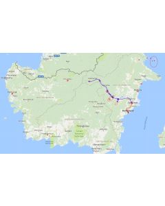 Venture travels Rondreis Kalimantan Mahakam rivier en Long Apari - 14 dagen / 13 nachten route