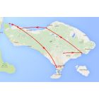 Venture travels luxe rondreis Bali, route